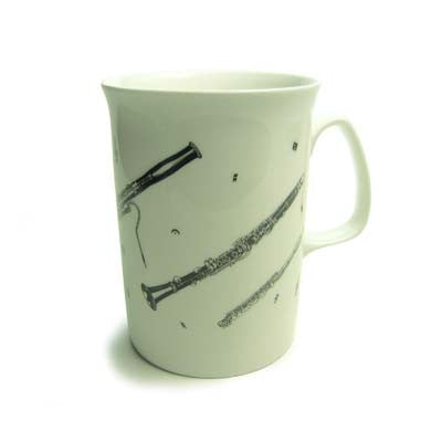 'Woodwind' English Fine-Bone China Mug